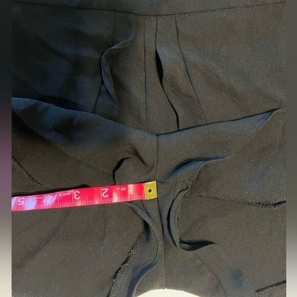 Lulu's On an‎ Adventure Black Ruffle Tie-Front Shorts Size Small - Picture 7 of 8